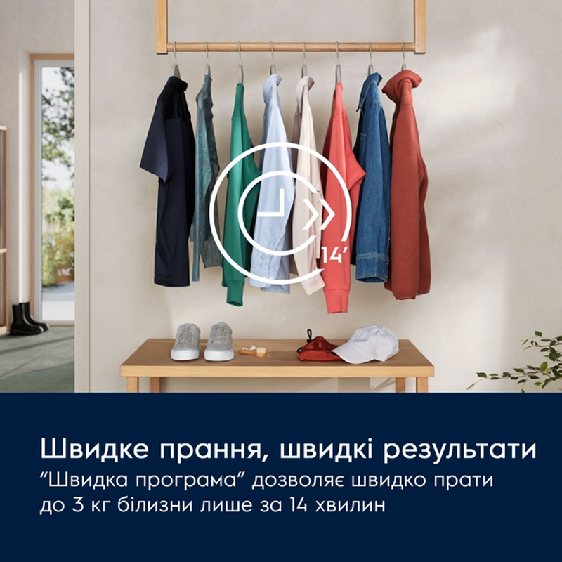 Пральна машина (фронтальне завантаження) повногабаритна EW6F2281U Electrolux