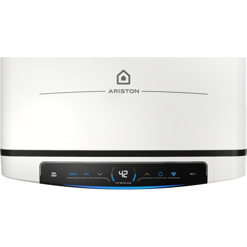 Водонагрівач плаский слім VELIS PRO DRY WIFI 80 EU, 80л, 2*1,5кВт, сух тен, ун. Монтаж Ariston (3100909) Водонагрівач плаский слім VELIS PRO DRY WIFI 80 EU, 80л, 2*1,5кВт, сух тен, ун. Монтаж Ariston (3100909)