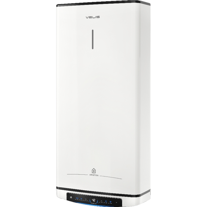 Водонагрівач плаский слім VELIS PRO DRY WIFI 80 EU, 80л, 2*1,5кВт, сух тен, ун. Монтаж Ariston (3100909) Водонагрівач плаский слім VELIS PRO DRY WIFI 80 EU, 80л, 2*1,5кВт, сух тен, ун. Монтаж Ariston (3100909)