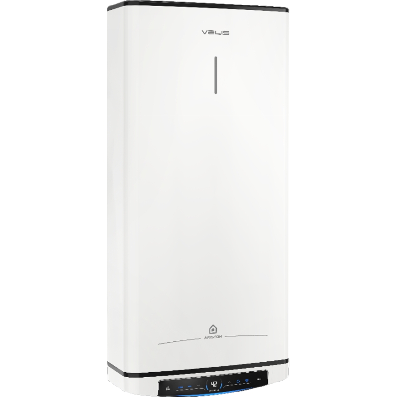 Водонагрівач плаский слім VELIS PRO DRY WIFI 80 EU, 80л, 2*1,5кВт, сух тен, ун. Монтаж Ariston (3100909) Водонагрівач плаский слім VELIS PRO DRY WIFI 80 EU, 80л, 2*1,5кВт, сух тен, ун. Монтаж Ariston (3100909)