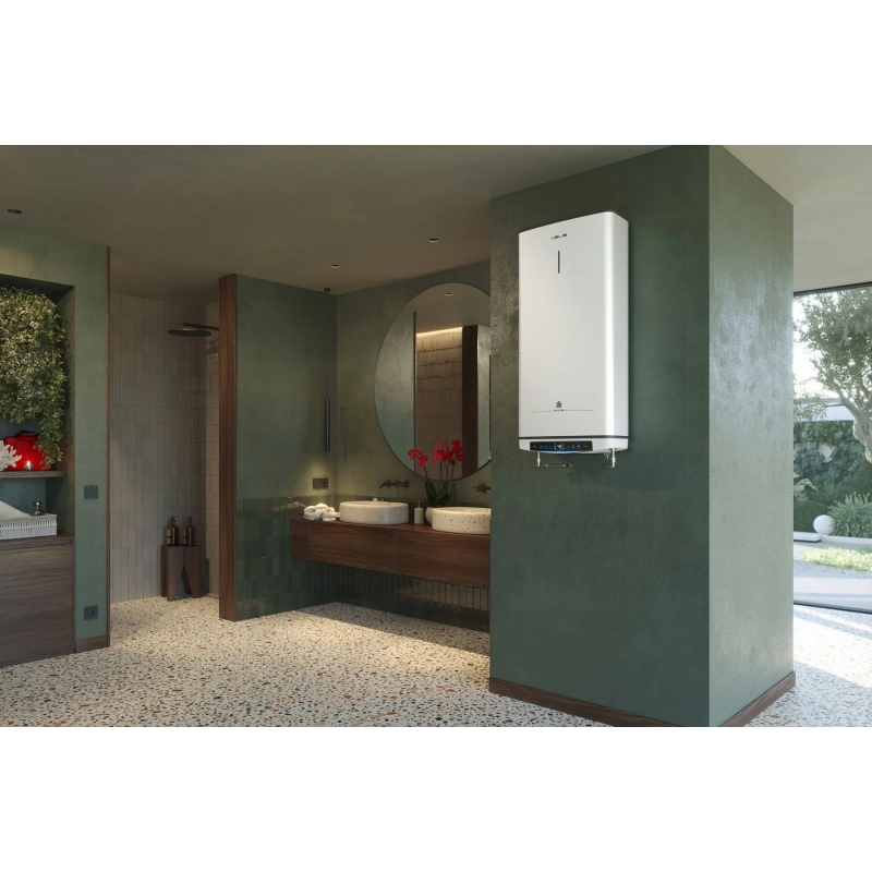 Водонагрівач плаский слім VELIS PRO DRY WIFI 80 EU, 80л, 2*1,5кВт, сух тен, ун. Монтаж Ariston (3100909) Водонагрівач плаский слім VELIS PRO DRY WIFI 80 EU, 80л, 2*1,5кВт, сух тен, ун. Монтаж Ariston (3100909)