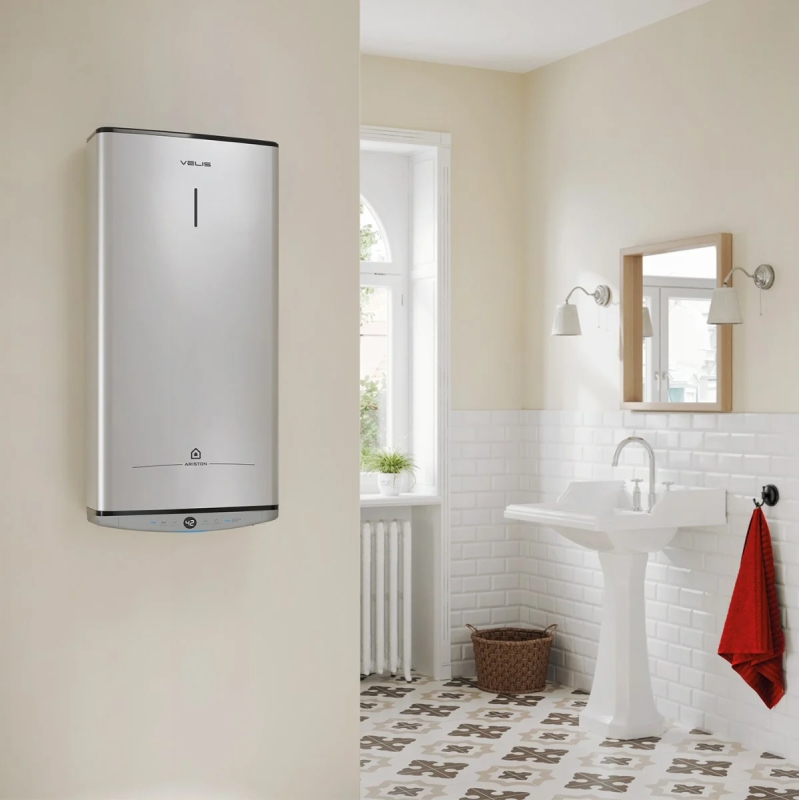Водонагрівач плаский слім VELIS TECH 50 EU, 50л, 2*1,5кВт, ун. монтаж, Ariston (3100917) Водонагрівач плаский слім VELIS TECH 50 EU, 50л, 2*1,5кВт, ун. монтаж, Ariston (3100917)