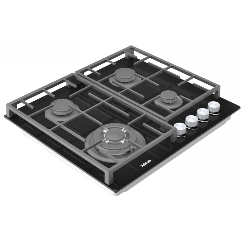Газова поверхня чорна FHG 8244 VGHT Fabiano