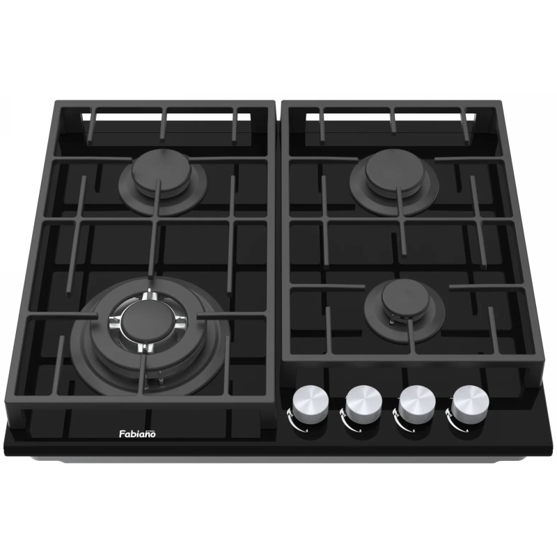 Газова поверхня чорна FHG 8244 VGHT Fabiano