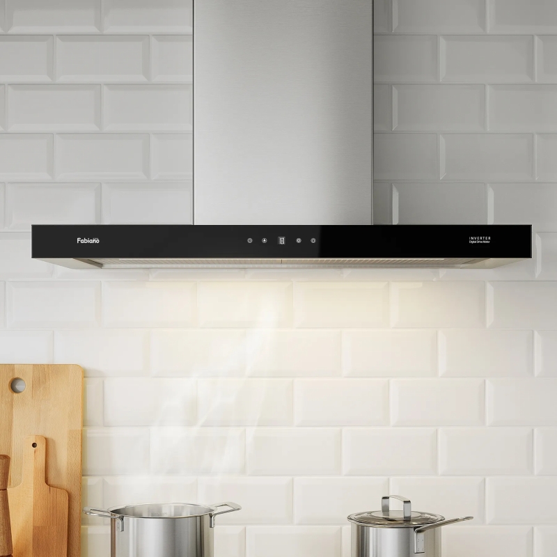 Витяжка пристінна Linea 90 Silent Inox 90см Fabiano Витяжка пристінна Linea 90 Silent Inox 90см Fabiano