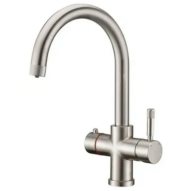 Змішувач FKM 9840 Inox з подачею кип'яченої води Fabiano Змішувач FKM 9840 Inox з подачею кип'яченої води Fabiano