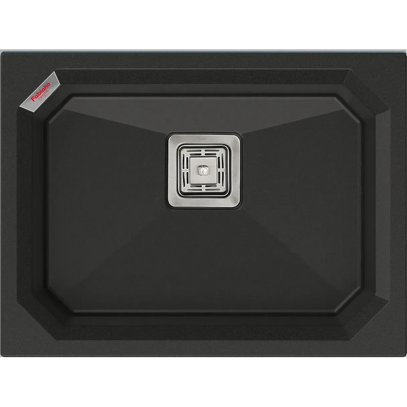 Мийка граніт Crystal 61x46 Antracit Fabiano