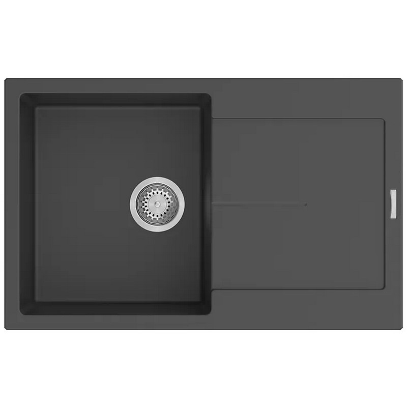Мийка граніт Navio 79x50 Titanium Fabiano