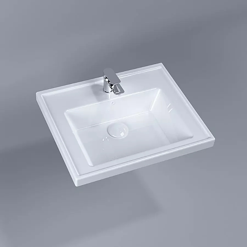 Умивальник накладний New Line 55х45 см, білий Quarter Bath (70LN21055) Умивальник накладний New Line 55х45 см, білий Quarter Bath (70LN21055)