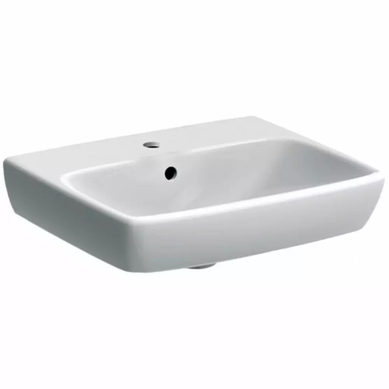 Умивальник підвісний Selnova Square 50х42 см, білий Geberit {500.310.01.7)