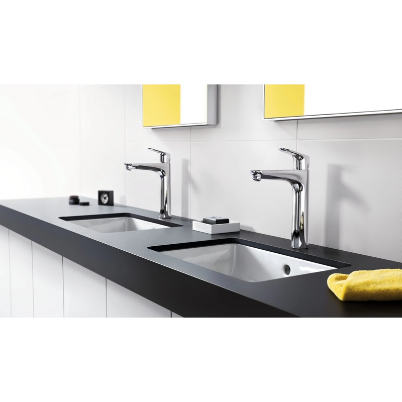Змішувач для умивальника Focus 190 з донним клапаном Chrome Hansgrohe (31608000) Змішувач для умивальника Focus 190 з донним клапаном Chrome Hansgrohe (31608000)