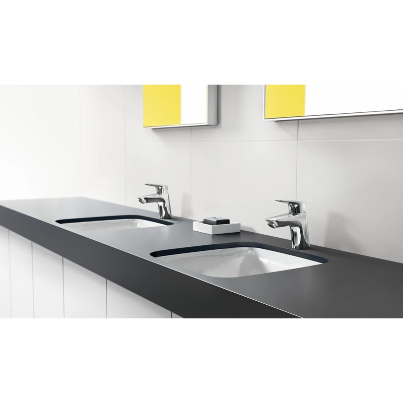 Змішувач для умивальника Logis 70 LowFlow з донним клапаном Chrome Hansgrohe (71078000)