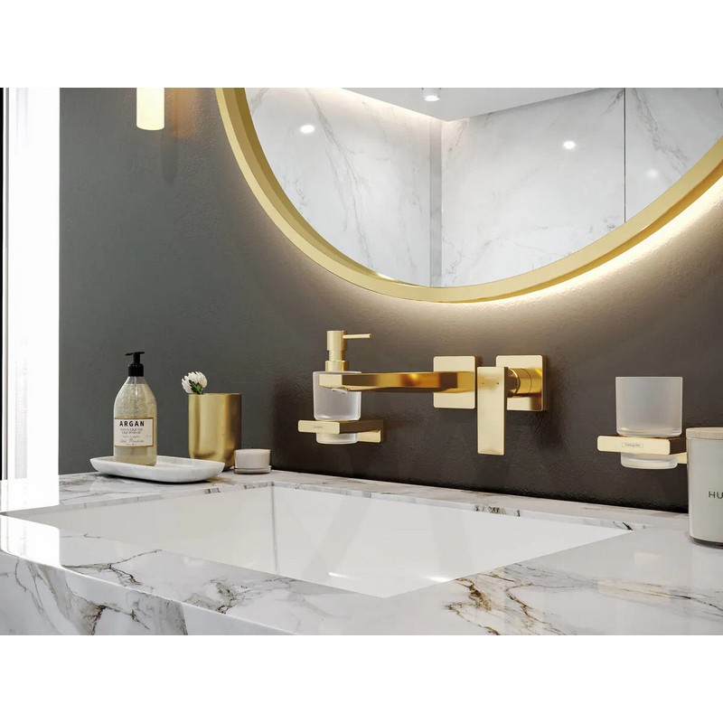 Змішувач для умивальника Metropol Polished Gold Optic Hansgrohe (32526990)