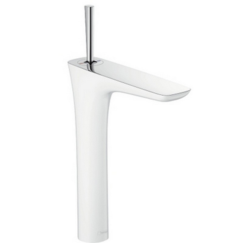 Змішувач для умивальника PuraVida White/Chrome Hansgrohe (15072400) Змішувач для умивальника PuraVida White/Chrome Hansgrohe (15072400)