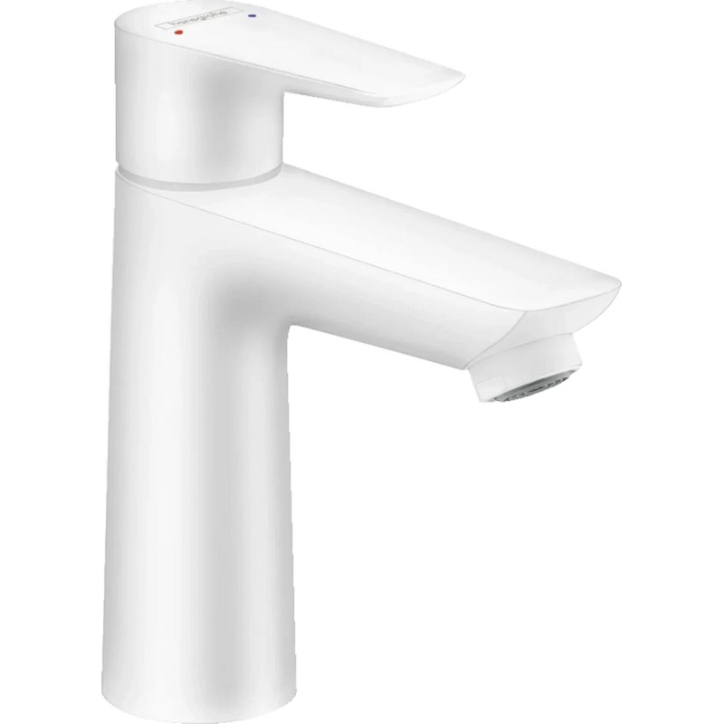 Змішувач для умивальника Talis E 110 з донним клапаном pop-up Matt White Hansgrohe (71710700) Змішувач для умивальника Talis E 110 з донним клапаном pop-up Matt White Hansgrohe (71710700)