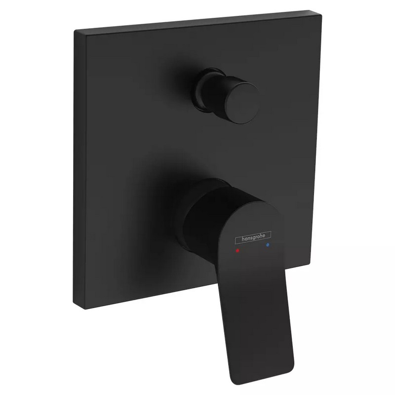 Змішувач для ванни/душу Vernis прихованого монтажу, Matt Black Hansgrohe (75415670)