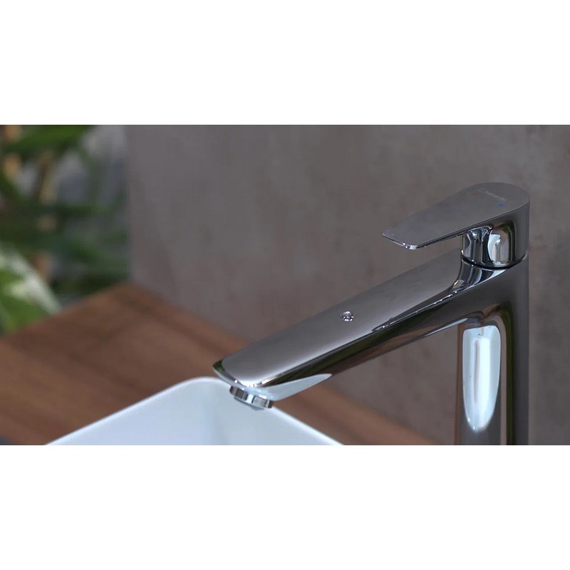 Змішувач для умивальника Talis E 240 з донним клапаном Chrome Hansgrohe (71716000) Змішувач для умивальника Talis E 240 з донним клапаном Chrome Hansgrohe (71716000)