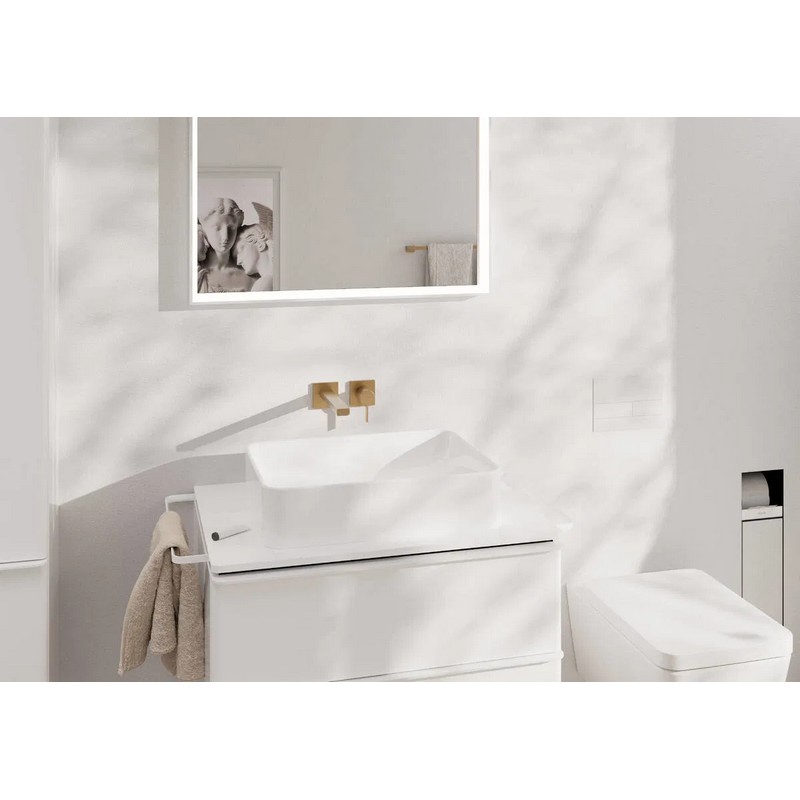 Змішувач Tecturis E 225 для умивальника зі стіни Brushed Bronze Hansgrohe (73051140) Змішувач Tecturis E 225 для умивальника зі стіни Brushed Bronze Hansgrohe (73051140)