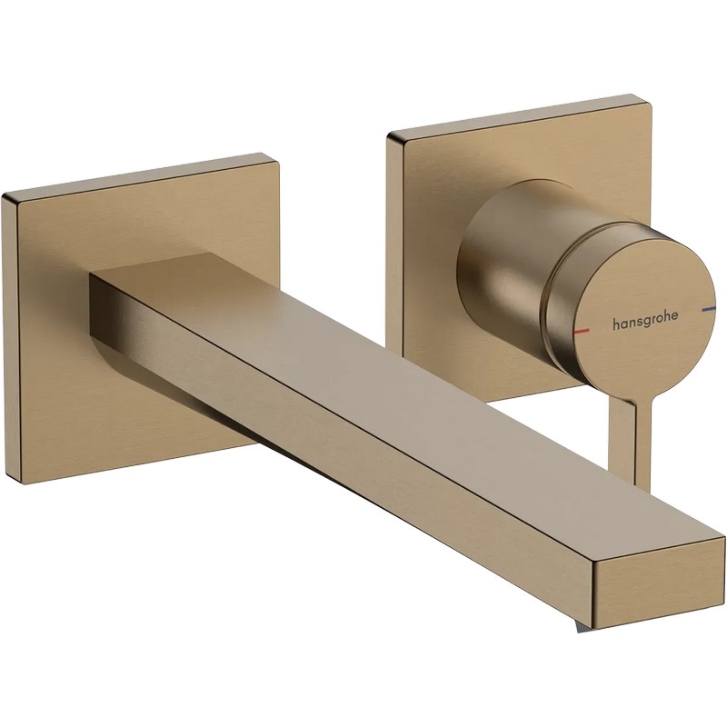 Змішувач Tecturis E 225 для умивальника зі стіни Brushed Bronze Hansgrohe (73051140) Змішувач Tecturis E 225 для умивальника зі стіни Brushed Bronze Hansgrohe (73051140)