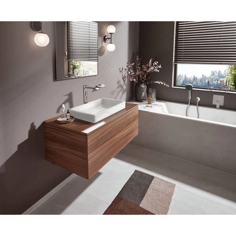 Змішувач для умивальника Vivenis 250 з донним клапаном Chrome Hansgrohe (75040000) Змішувач для умивальника Vivenis 250 з донним клапаном Chrome Hansgrohe (75040000)