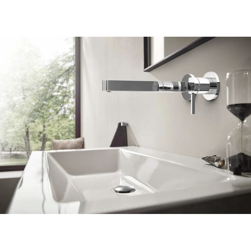 Змішувач для умивальника Finoris прихованого монтажу з виливом 225 мм Chrome Hansgrohe (76050000)