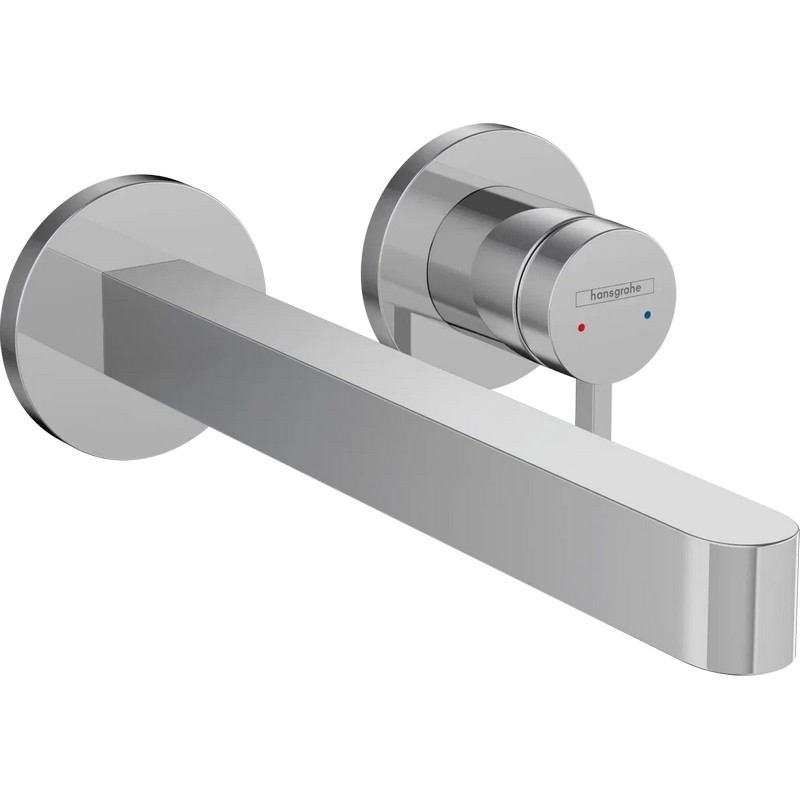 Змішувач для умивальника Finoris прихованого монтажу з виливом 225 мм Chrome Hansgrohe (76050000)