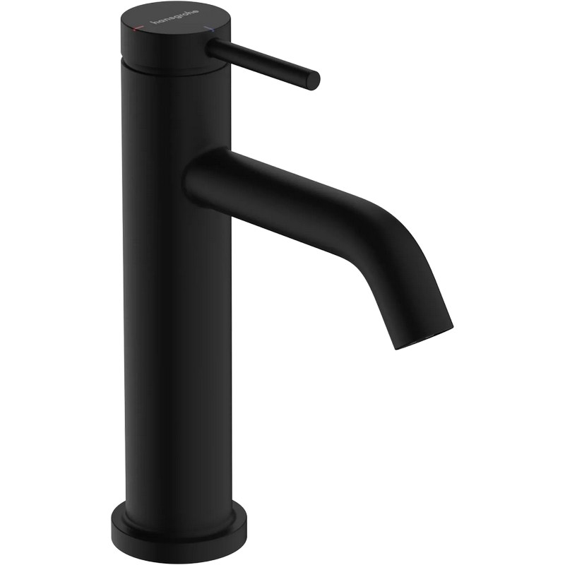 Змішувач для умивальника Tecturis S 110 CoolStart без донного клапана Matt Black Hansgrohe (73312670)