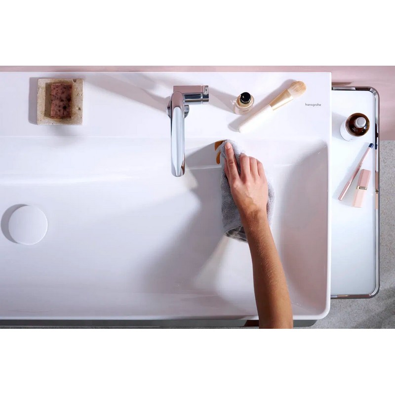 Змішувач для умивальника Tecturis S 110 Fine CoolStart без донного клапана Chrome Hansgrohe (73321000)