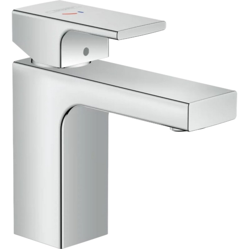 Змішувач для умивальника Vernis Shape Isolated 100 CoolStart із донним клапаном pop-up Chrome Hansgrohe (71594000)