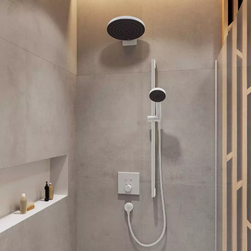 Термостат ShowerSelect Matt White Hansgrohe (15763700)