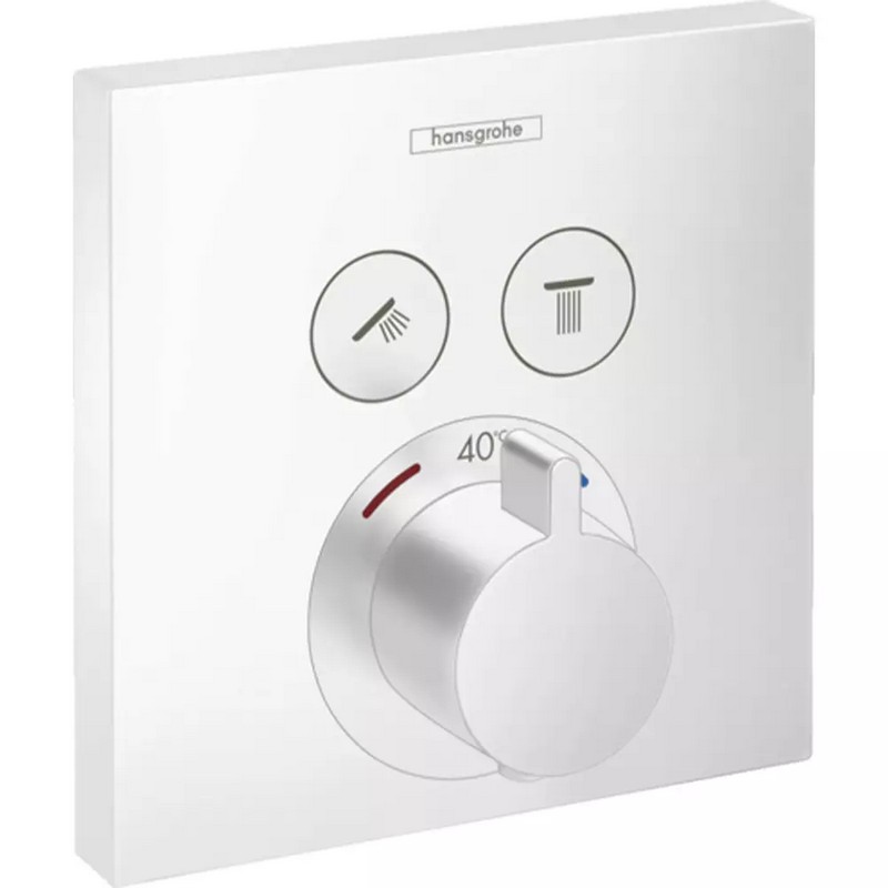 Термостат ShowerSelect Matt White Hansgrohe (15763700)
