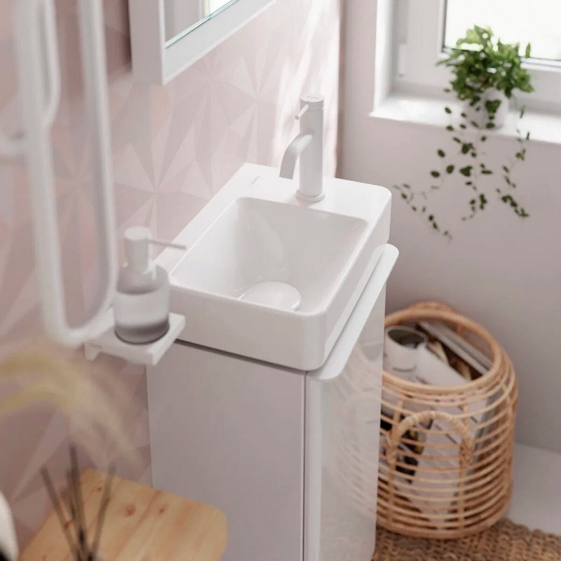 Змішувач для умивальника Tecturis S 110 CoolStart без донного клапана Matt White Hansgrohe (73312700) Змішувач для умивальника Tecturis S 110 CoolStart без донного клапана Matt White Hansgrohe (73312700)