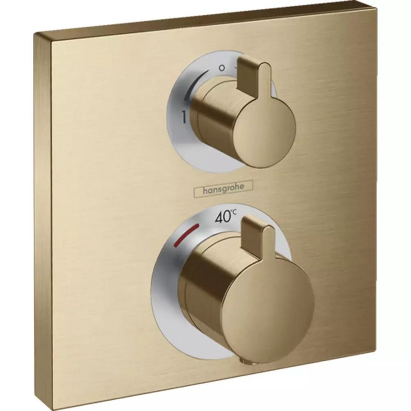 Термостат прихованого монтажу Ecostat S Ecostat Square 2-режимний, Brushed Bronze Hansgrohe (15714140) Термостат прихованого монтажу Ecostat S Ecostat Square 2-режимний, Brushed Bronze Hansgrohe (15714140)
