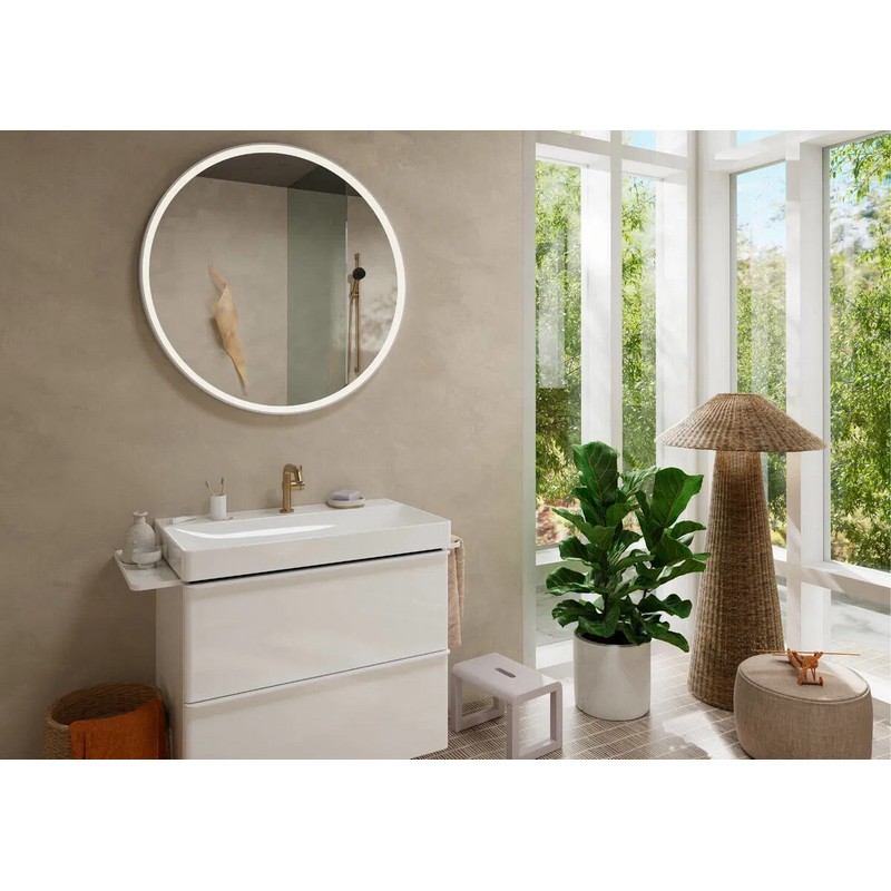Змішувач для умивальника Hansgrohe Tecturis S 110 Fine CoolStart без донного клапана  Brushed Bronze Hansgrohe (73321140)