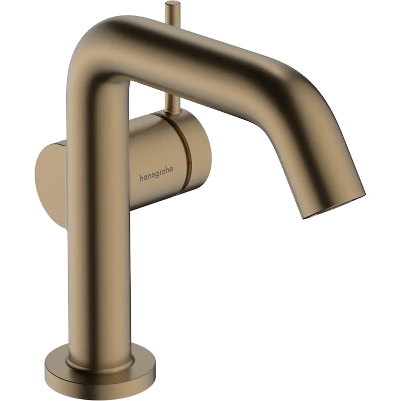 Змішувач для умивальника Hansgrohe Tecturis S 110 Fine CoolStart без донного клапана  Brushed Bronze Hansgrohe (73321140)