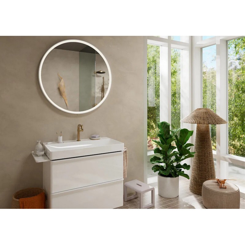 Змішувач для умивальника Tecturis S 150 Fine CoolStart без донного клапана Brushed Bronze Hansgrohe (73341140)