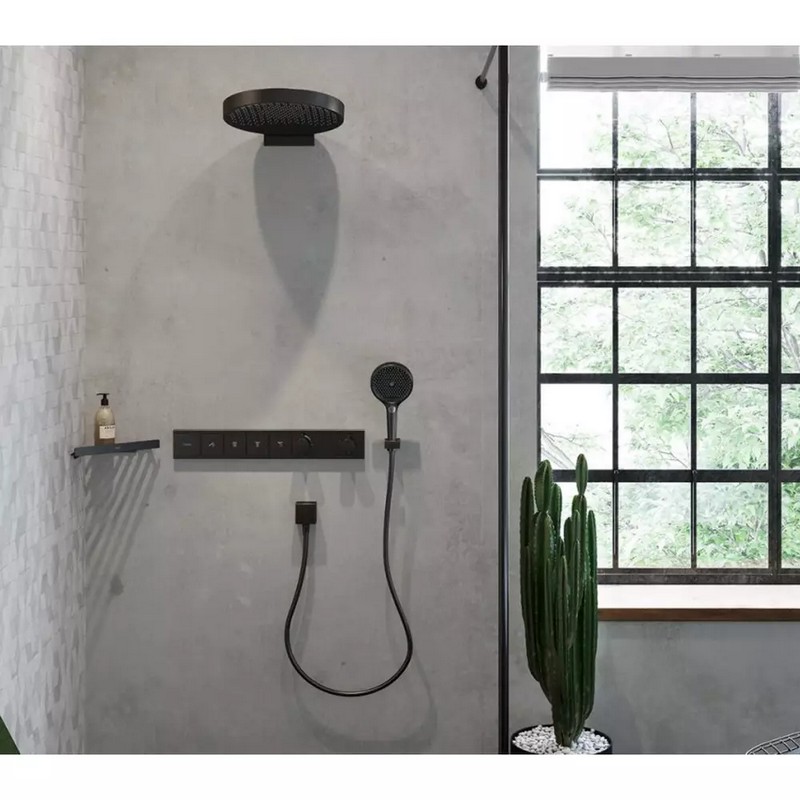 Термостат RainSelect, Matt Black Hansgrohe (15382670)