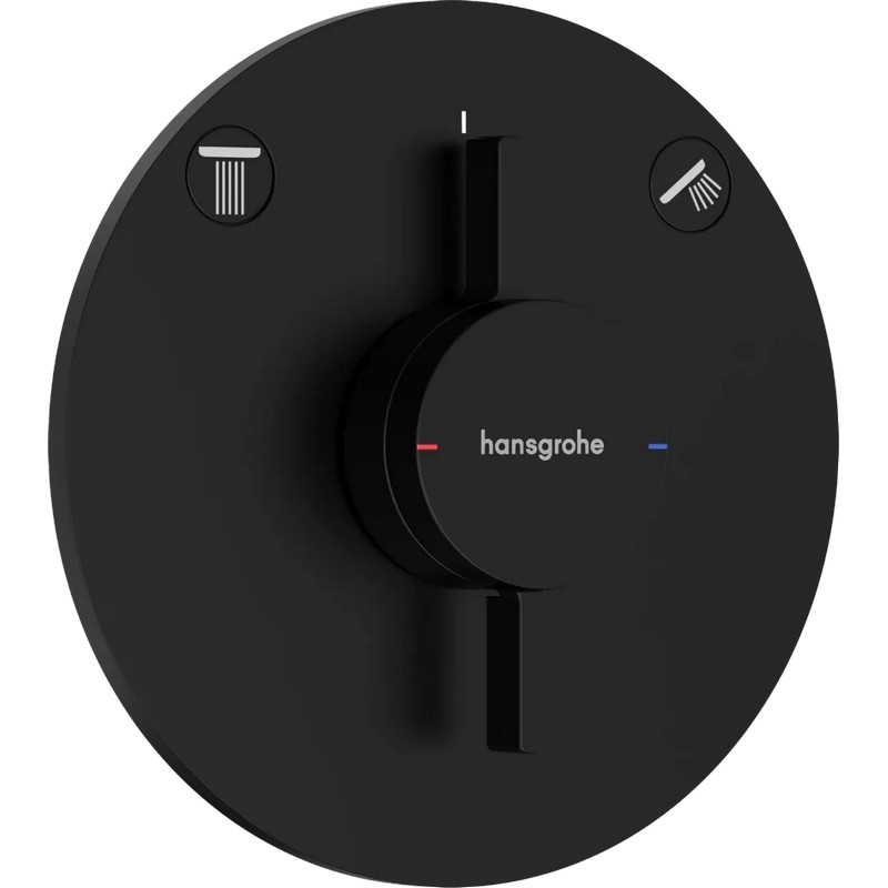 Змішувач прихованого монтажу DuoTurn S Matt Black Hansgrohe (75418670) Змішувач прихованого монтажу DuoTurn S Matt Black Hansgrohe (75418670)