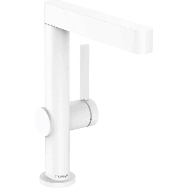 Змішувач для умивальника Finoris 230 з поворотним носиком 2JET та д/к push-open, Matt White Hansgrohe (76060700) Змішувач для умивальника Finoris 230 з поворотним носиком 2JET та д/к push-open, Matt White Hansgrohe (76060700)
