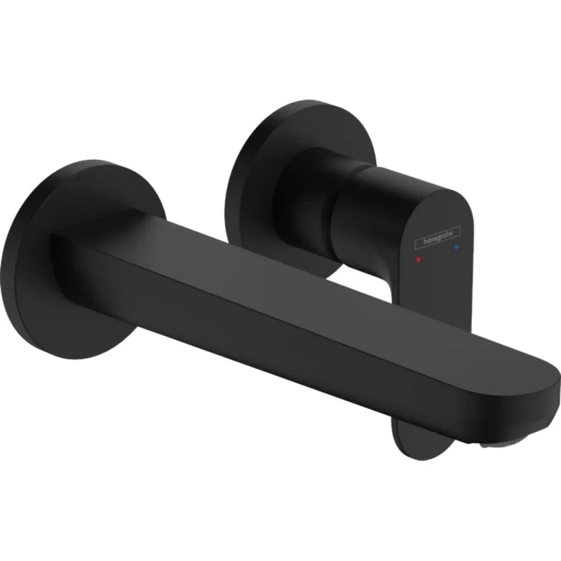 Змішувач для умивальника Rebris S зі стіни, прихований монтаж 200мм, Matt Black Hansgrohe (72528670) Змішувач для умивальника Rebris S зі стіни, прихований монтаж 200мм, Matt Black Hansgrohe (72528670)