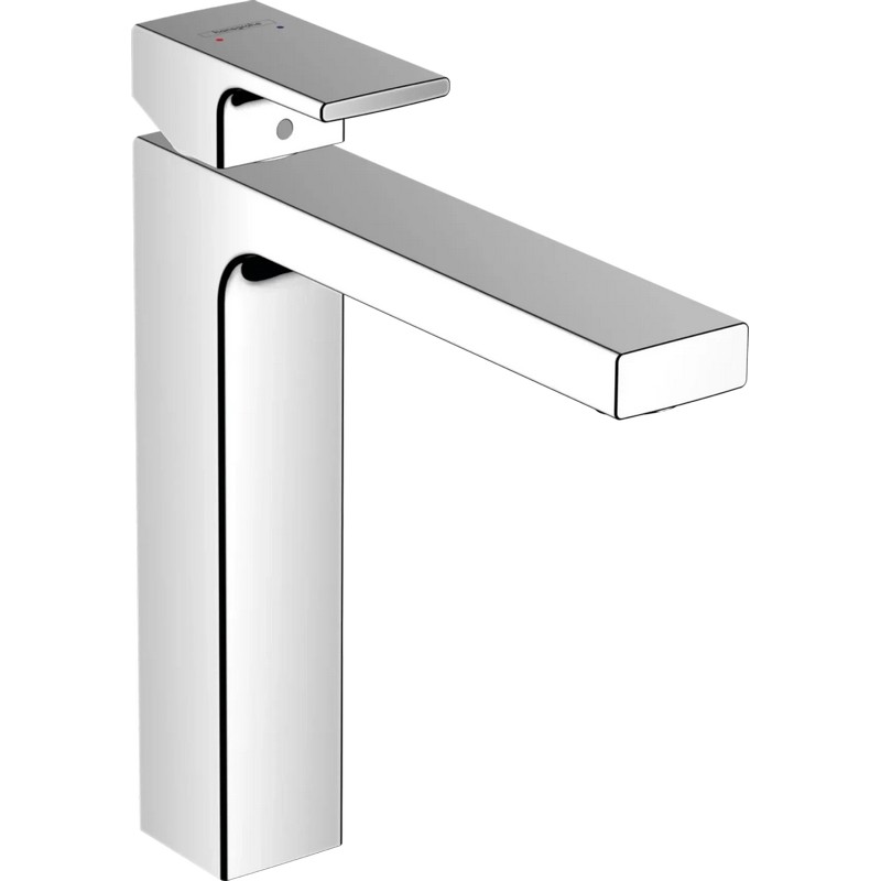Змішувач для умивальника Vernis Shape 190 без донного клапана, Chrome Hansgrohe (71591000)