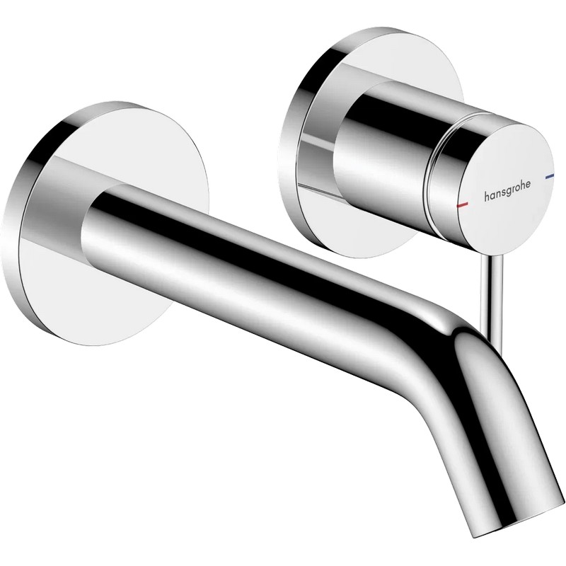Змішувач Tecturis S 165 для умивальника зі стіни Chrome Hansgrohe (73350000) Змішувач Tecturis S 165 для умивальника зі стіни Chrome Hansgrohe (73350000)
