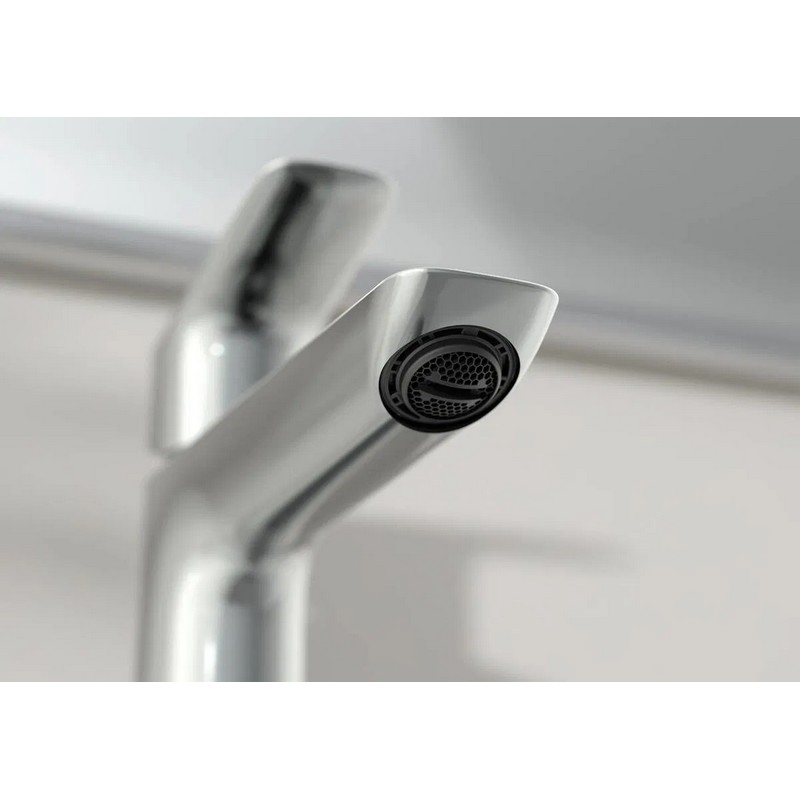 Змішувач Logis Fine 110 для умивальника без донного клапана Matt Black Hansgrohe (71253670)