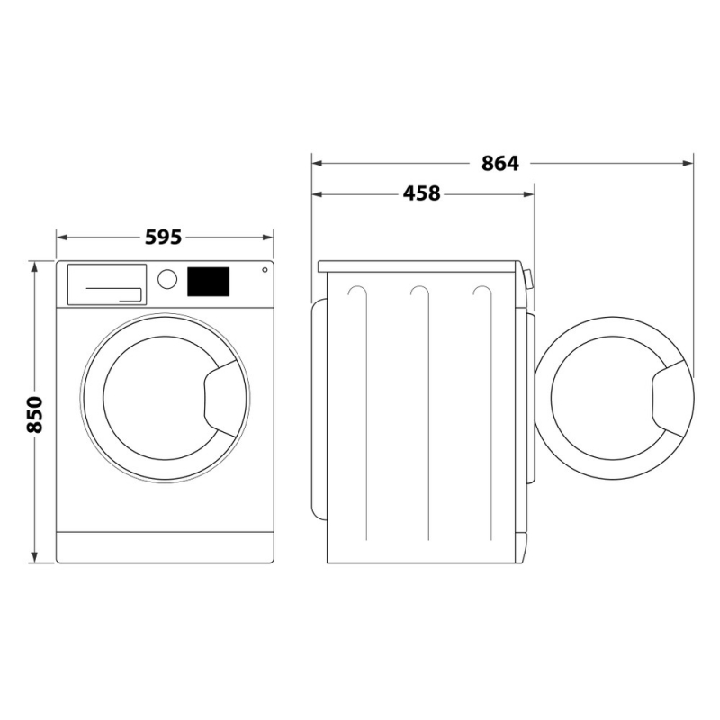 Пральна машина (фронтальна загрузка) вузька WRBSS 6239 W UA Whirlpool Пральна машина (фронтальна загрузка) вузька WRBSS 6239 W UA Whirlpool