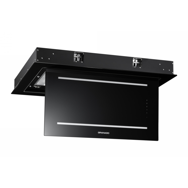 Витяжка кухонна стельова Alia 1914-1200 black glass GRANADO Витяжка кухонна стельова Alia 1914-1200 black glass GRANADO