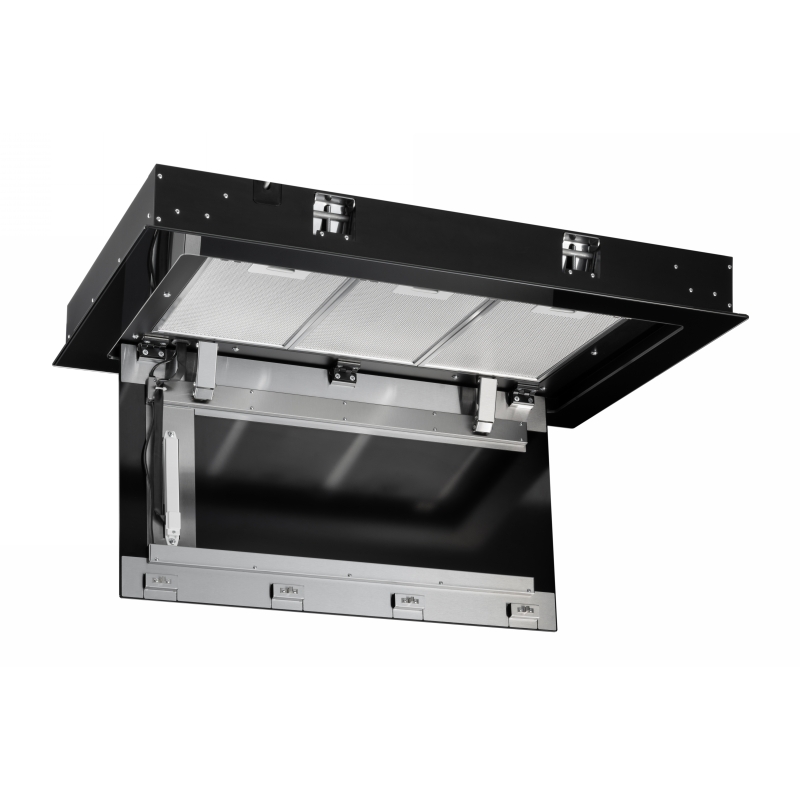 Витяжка кухонна стельова Alia 1914-1200 black glass GRANADO Витяжка кухонна стельова Alia 1914-1200 black glass GRANADO