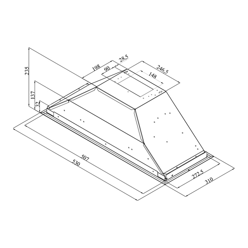 Ком-т техніки Beko (Витяжка вбуд 53см HNU51311SH сірий Beko + Склокер поверхня HIC64401 Beko + Духова шафа BBIE123001XD Beko)