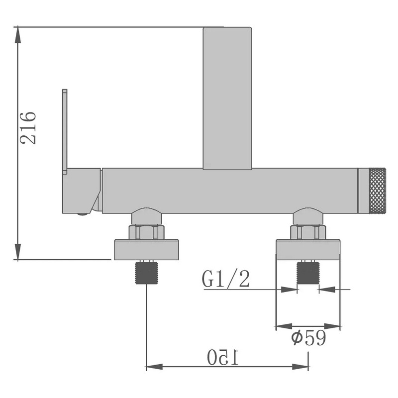 Змішувач Alvi 30402 Graphite Fabiano Змішувач Alvi 30402 Graphite Fabiano