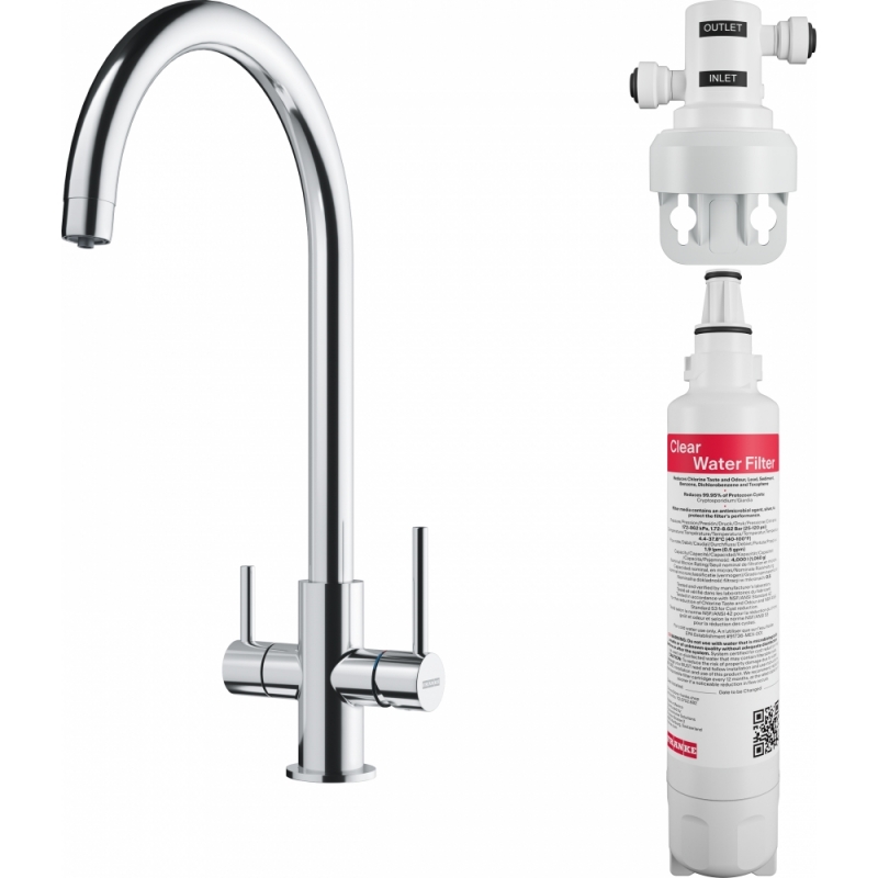 Змішувач Lina Clear Water з фільтром хром Franke (160.0702.660) Змішувач Lina Clear Water з фільтром хром Franke (160.0702.660)