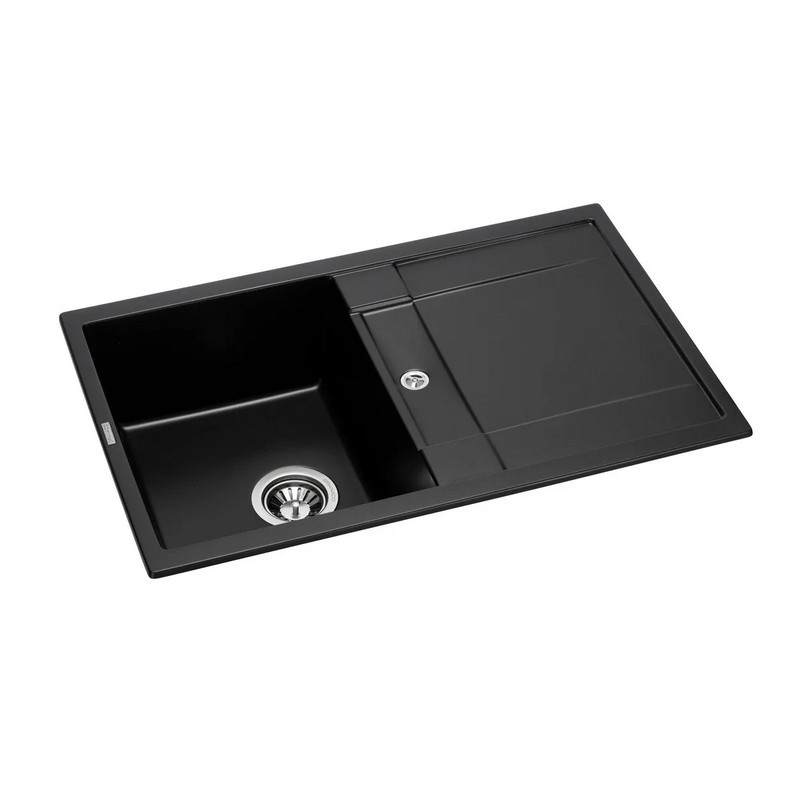 Мийка VALENCIA black shine (780*500mm) Granado Мийка VALENCIA black shine (780*500mm) Granado